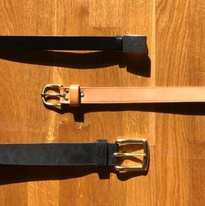 2 for $9 leather belts